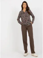 Halenka D73771M11081A černá a béžová Halenka D73771M11081A černá a béžová