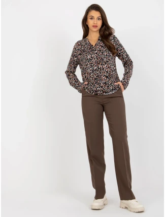 Halenka D73771M11081A černá a béžová Halenka D73771M11081A černá a béžová