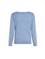 TOMMY HILFIGER DÁMSKÝ SVETR MERINO V-NK TOMMY HILFIGER DÁMSKÝ SVETR MERINO V-NK