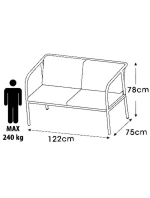 5DÍLNÁ SADA ZAHRADNÍHO NÁBYTKU MEDIOLAN