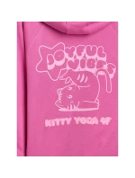 Dívčí nepruhovaná mikina s kapucí 4F 4FJRAW25TSWSF2439-54S