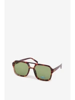 Dámské sluneční brýle Hnědozelené