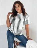 Dámské pruhované tričko RILANT navy blue FashionStreet RY2564
