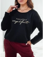 Dámská halenka VIVILINES oversize s potiskem černá FashionStreet RY2692