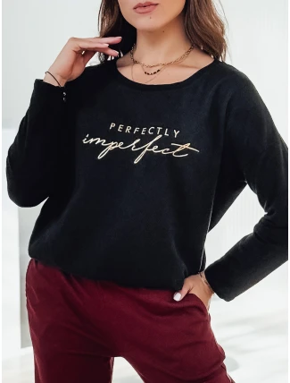 Dámská halenka VIVILINES oversize s potiskem černá FashionStreet RY2692