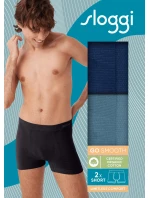 Pánské boxerky GO Smooth Short C2P - UNKNOWN - modré V003 - SLOGGI