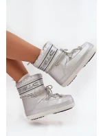 Dámské sněhule s šněrováním O'NEILL LISA WOMEN HIGH 90253012.99S Stříbrné