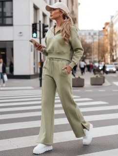 Dámská tepláková souprava MARINO pistáciová FashionStreet AY0977