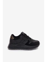 Dámské zateplené tenisky na platformě Big Star HI-POLY SYSTEM – černé