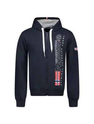 Pánská mikina Fogora DB 100 WZ3065H/GN Tmavě modrá s potiskem - Geographical Norway Pánská mikina Fogora DB 100 WZ3065H/GN Tmavě modrá s potiskem - Geographical Norway