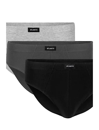Pánské slipy 3 pack 006 mix - Atlantic Pánské slipy 3 pack 006 mix - Atlantic