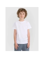 Dětské hladké tričko (SADA 2) 4F 4FJRAW25TTSHU3157-93S