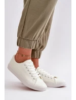 Dámské kožené šněrovací klasické tenisky bílé Misima Dámské kožené šněrovací klasické tenisky bílé Misima