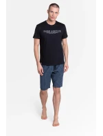 Dojo pyžamo 38883-99X Černá a tmavě modrá - Henderson Dojo pyžamo 38883-99X Černá a tmavě modrá - Henderson