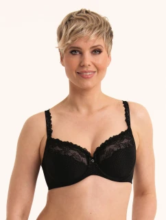 Eloise podprsenka s kosticí . 5294 black - RosaFaia