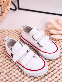 Dětské Tenisky Na Suchý Zip BIG STAR HH374199 Bile