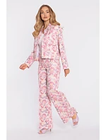 M911 Široké kalhoty s potiskem a zapínáním na zip - model 2