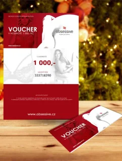 ELEKTRONICKÝ DÁRKOVÝ VOUCHER OBSESSIVE - 1 000 KČ