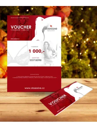 ELEKTRONICKÝ DÁRKOVÝ VOUCHER OBSESSIVE - 1 000 KČ
