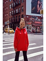 Dámská mikina M696 červená - Made Of Emotion