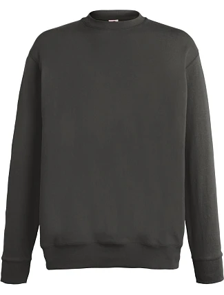 Fruit of the Loom Lightweight Set-In Sweat Pánská mikina 16.2156 light graphite