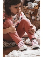 Dětské tenisky na suchý zip růžove Bernie