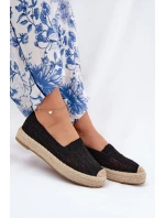 Dámské Espadrilky Na Platformě Vinceza 17392 Černé