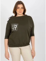 Dámská halenka EM BZ HW 20 478.42P khaki - FPrice