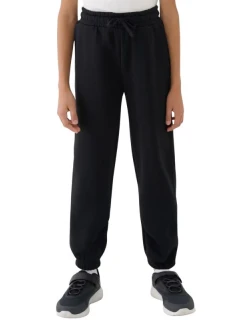 Dívčí kalhoty 4F CAS F1509 tmavě černé 4FJWMM00TTROF1509 20S