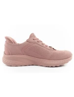 Skechers Bobs Squad-Chaos dámské sportovní boty pohodlné SLIP-INS pink dámské