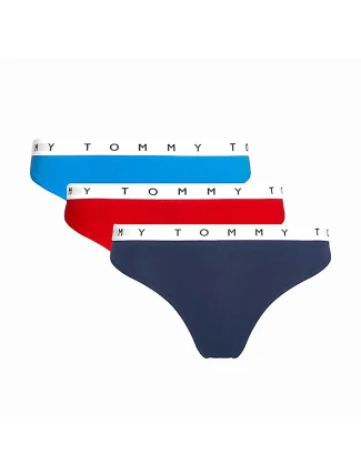 Dámská tanga 3Pack UW0UW02521-0V7 - Tommy Hilfiger