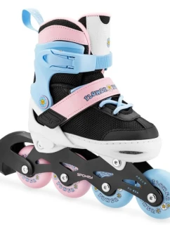 Kolečkové brusle Spokey Joy Jr SPK-942544 r. 31-34 GN/BL