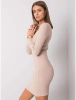 Šaty RV SK 6053.16X béžová Šaty RV SK 6053.16X béžová