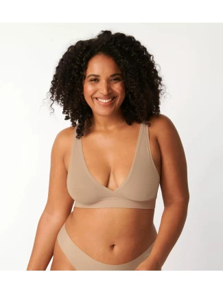 sloggi GO Allround Bralette - BROWN - SLOGGI BROWN - SLOGGI