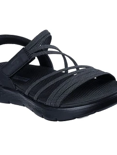 Dámské sandály Skechers GO WALK FLEX SANDAL EMMA 141473 BKGY