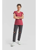 Fruit of the Loom Lady-Fit Valueweight T Dámské tričko 16.1372 heather grey