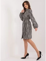 Šaty LK SK 509526 1.06 šedá černá
