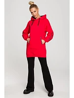 Dámská mikina M696 červená - Made Of Emotion