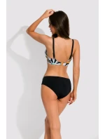Dámská plavková podprsenka MADERA černá se vzorem - Mediolano Dámská plavková podprsenka MADERA černá se vzorem - Mediolano