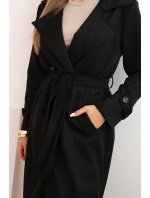 Dámský kabát 4595 Černá - K-Fashion Dámský kabát 4595 Černá - K-Fashion