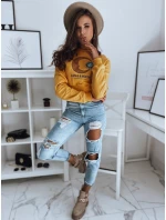 Dámská žlutá mikina LUNA FashionStreet BY1168