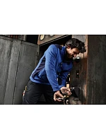 Daiber JN 864 Pánská pracovní fleece bunda 1/2 zip - Strong 02.0864 carbon melange/black Daiber JN 864 Pánská pracovní fleece bunda 1/2 zip - Strong 02.0864 carbon melange/black
