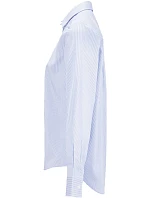 NEOBLU Baptiste Women Mikro keprová halenka s dlouhým rukávem 24.4339 blue stripes