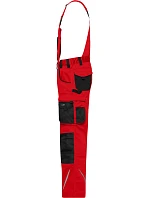 Daiber JN 1833 (94-110) Pracovní kalhoty s laclem - Strong 02.133L red/black Daiber JN 1833 (94-110) Pracovní kalhoty s laclem - Strong 02.133L red/black