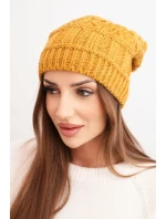 Čepice s fleecem Marta K231 hořčicová