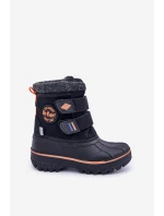 Dětské Sněhové Boty Na Suchý Zip Lee Cooper LCJ-24-44-2865K Černé