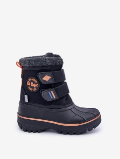 Dětské Sněhové Boty Na Suchý Zip Lee Cooper LCJ-24-44-2865K Černé