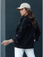 Dámská přechodná džínová bunda BERENICES černá FashionStreet TY4410