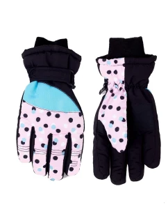 YOCLUB REN-0319G Dívčí lyžařské rukavice