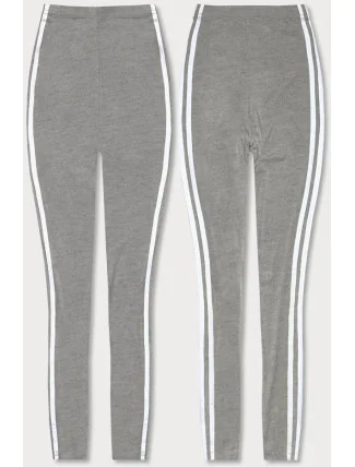 Bavlněné legíny v šedé melanžové barvě (YW01049-3-1) Bavlněné legíny v šedé melanžové barvě (YW01049-3-1)